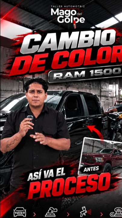 RAM 1500, cambio de color